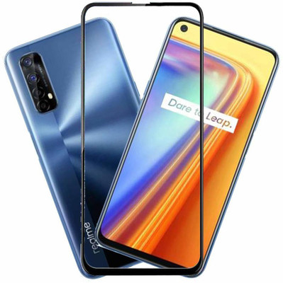 ECMERED Edge To Edge Tempered Glass for REALME 7I(Pack of 1)