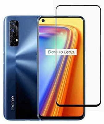 9H Edge To Edge Tempered Glass for Realme 7(Pack of 2)