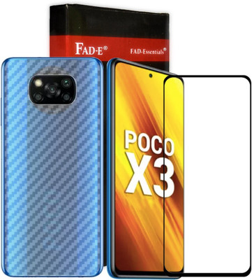 FAD-E Front and Back Screen Guard for POCO X3(Pack of 2)