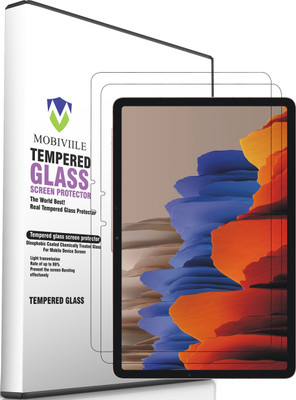 MOBIVIILE Tempered Glass Guard for Samsung Galaxy Tab S7 11 inch(Pack of 2)