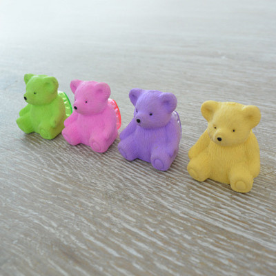 Giftshub Fancy Single Pencil Sharpeners(Set of 4, Purple, Green, Pink, Yellow)