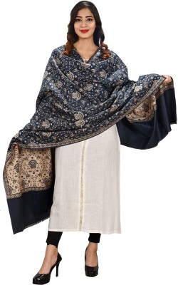 Kashmiri queen Wool Embroidered Women, Men Shawl(Multicolor)