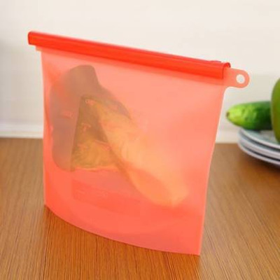 Boriva Silicone Storage Pouch(Pack of 2)