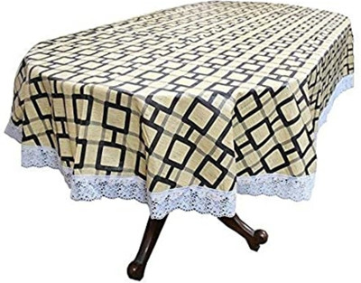 RMDecor Self Design, Printed 6 Seater Table Cover(Multicolor, Polyester)