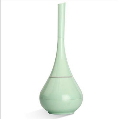 MAHI ENTERPRISE Toilet Plastic Brush with Round Container with Holder(Multicolor)