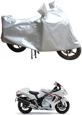 Autogard Two Wheeler Cover for Suzuki(Silver)