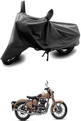 APNEK Waterproof Two Wheeler Cover for Royal Enfield(Classic 500, Grey)