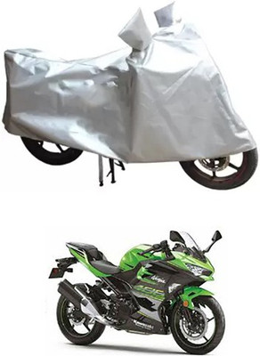 Autogard Two Wheeler Cover for Kawasaki(Silver)