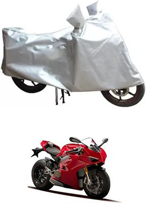 Autogard Two Wheeler Cover for Ducati(Silver)