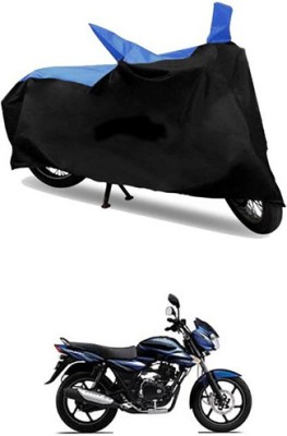 MSR STORE Two Wheeler Cover for Bajaj(Blue, Black)