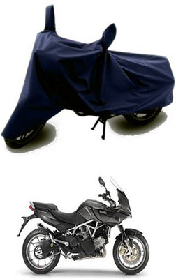 Blossom Trendz Two Wheeler Cover for Aprilia(Blue)