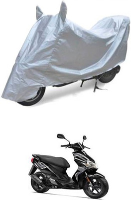 Blossom Trendz Two Wheeler Cover for Yamaha(Jog R, Silver)