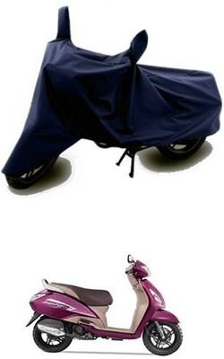 THE REAL ARV Waterproof Two Wheeler Cover for TVS(Jupiter, Blue)
