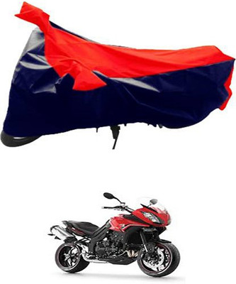 MSR STORE Two Wheeler Cover for Triumph(Red, Blue)