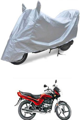 APNEK Two Wheeler Cover for Hero(Passion Plus, Silver)