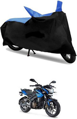 MSR STORE Two Wheeler Cover for Bajaj(Blue, Black)