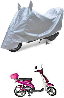 THE REAL ARV Two Wheeler Cover for Avon(E Lite, Silver)
