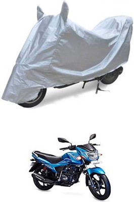 Blossom Trendz Two Wheeler Cover for TVS(Silver)