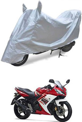 THE REAL ARV Waterproof Two Wheeler Cover for Yamaha(YZF R15 S, Silver)