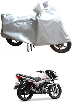 MSR STORE Two Wheeler Cover for TVS(Victor New, Silver)