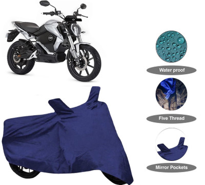 THE REAL ARV Waterproof Two Wheeler Cover for Revolt(RV 300, Blue)