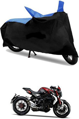 MSR STORE Two Wheeler Cover for Universal For Bike(Blue, Black)