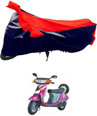 MSR STORE Two Wheeler Cover for Kinetic(Nova, Red, Blue)