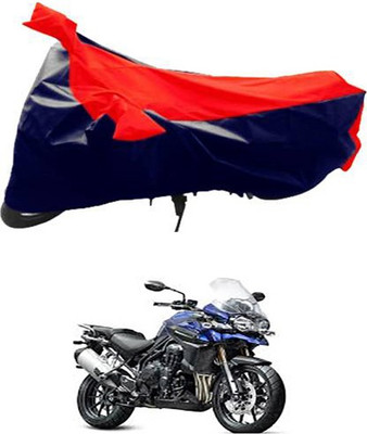MSR STORE Two Wheeler Cover for Triumph(Red, Blue)
