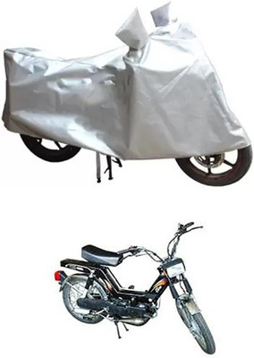 MSR STORE Two Wheeler Cover for Kinetic(Silver)