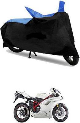Autogard Two Wheeler Cover for Ducati(Blue, Black)