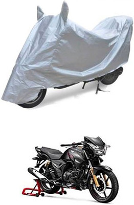 Blossom Trendz Two Wheeler Cover for TVS(Silver)