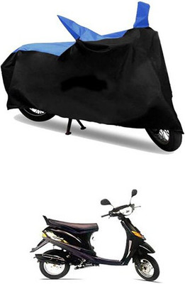 MSR STORE Two Wheeler Cover for Bajaj(Blue, Black)