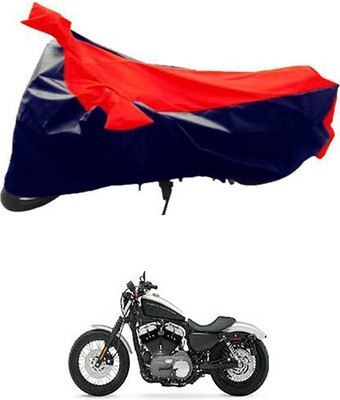 MSR STORE Two Wheeler Cover for Harley Davidson(Red, Blue)