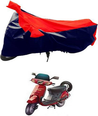 MSR STORE Two Wheeler Cover for Kinetic(Red, Blue)