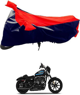 MSR STORE Two Wheeler Cover for Harley Davidson(Red, Blue)
