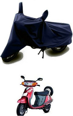 Blossom Trendz Two Wheeler Cover for Kinetic(Blue)
