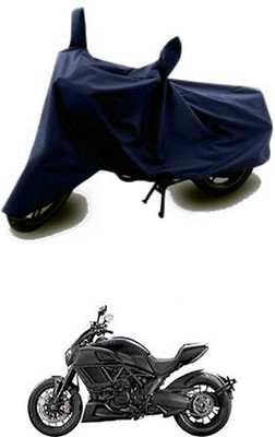 Blossom Trendz Two Wheeler Cover for Ducati(Blue)