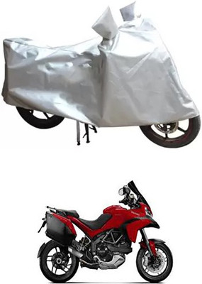 Autogard Two Wheeler Cover for Ducati(Silver)