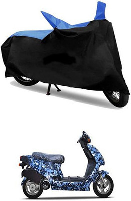 MSR STORE Two Wheeler Cover for Hero(Blue, Black)