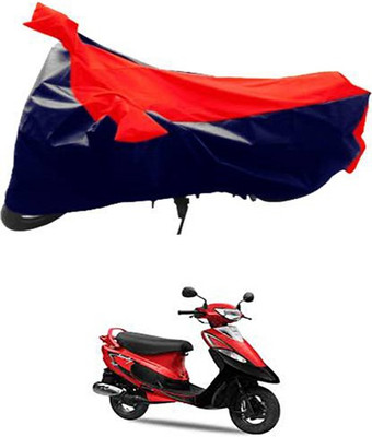 MSR STORE Two Wheeler Cover for TVS(Red, Blue)