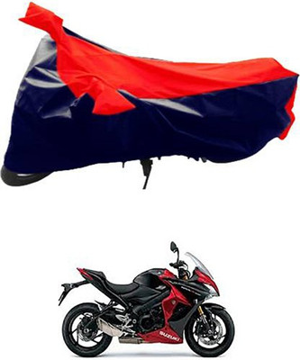 MSR STORE Two Wheeler Cover for Suzuki(Red, Blue)