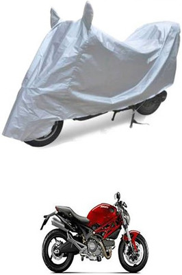 Blossom Trendz Two Wheeler Cover for Ducati(Monster 795, Silver)