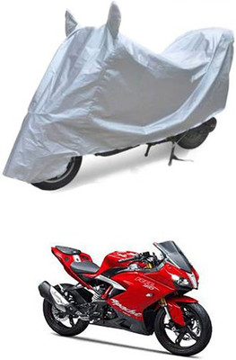Blossom Trendz Two Wheeler Cover for TVS(Silver)