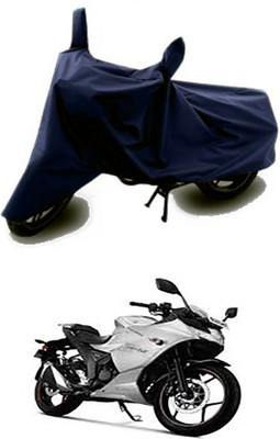 Blossom Trendz Two Wheeler Cover for Suzuki(Gixxer SF, Blue)