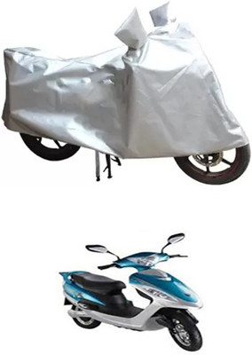 MSR STORE Two Wheeler Cover for BSA Motors(Silver)