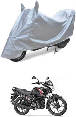 Blossom Trendz Two Wheeler Cover for Suzuki(Sling Shot, Silver)
