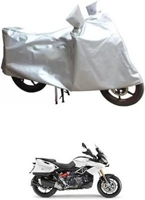 MSR STORE Two Wheeler Cover for Aprilia(Silver)