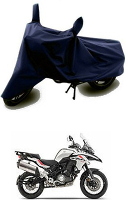 Blossom Trendz Two Wheeler Cover for DSK Benelli(Blue)