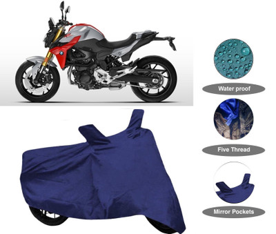 AutoGalaxy Waterproof Two Wheeler Cover for BMW(500, Blue)