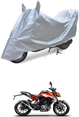 Blossom Trendz Two Wheeler Cover for KTM(Silver)